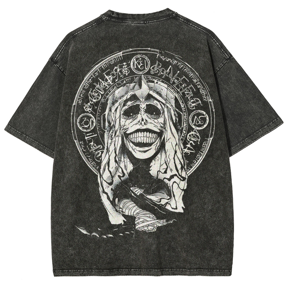 solo leveling Unisex Fit Washed T-Shirt 2502004261