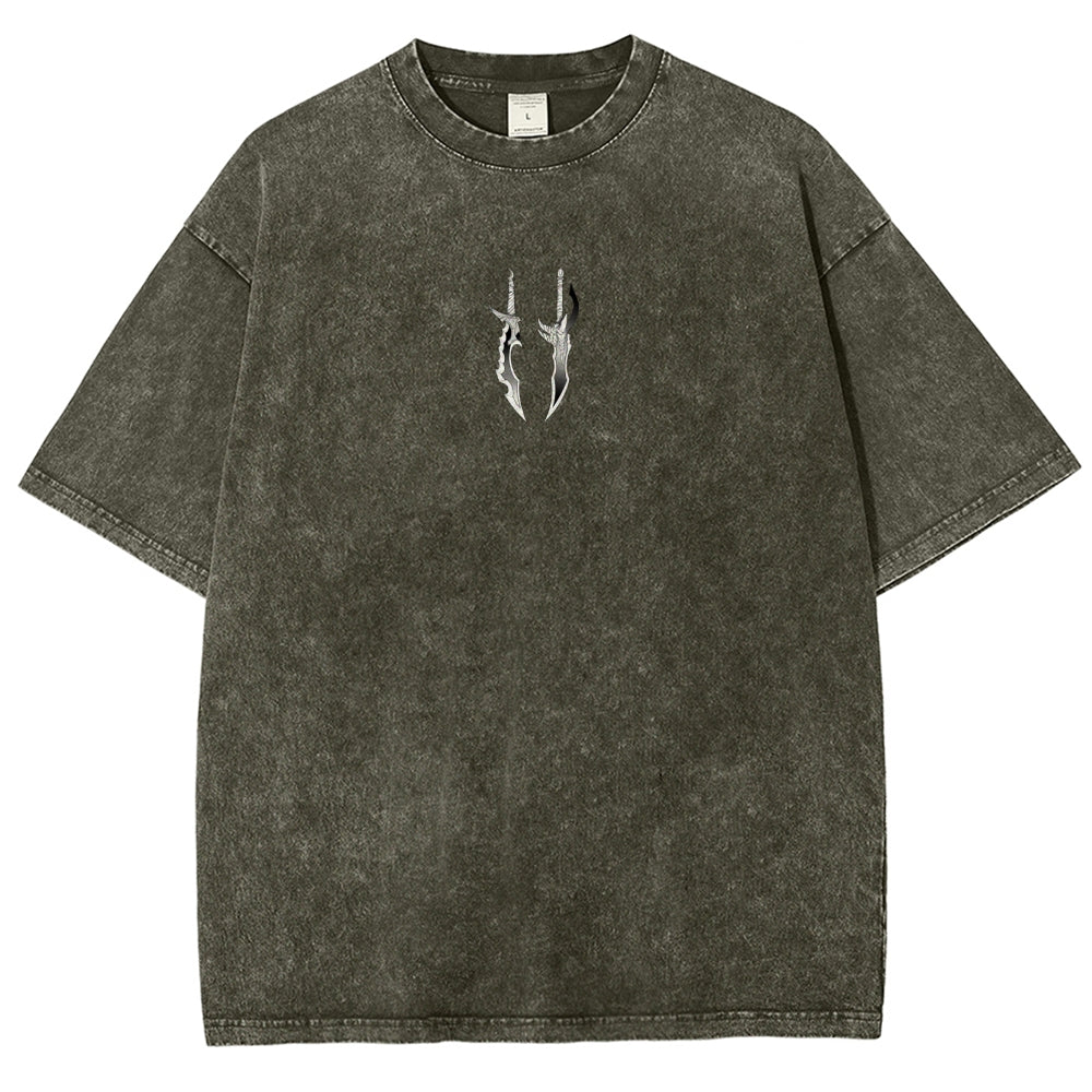 solo leveling Unisex Fit Washed T-Shirt 2502004261
