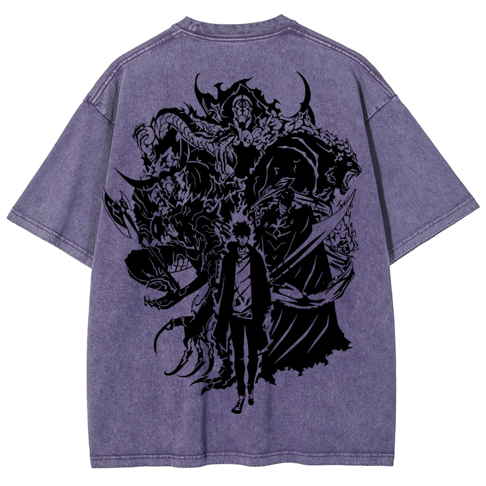solo levelingUnisex Fit Washed T-Shirt 2502004720