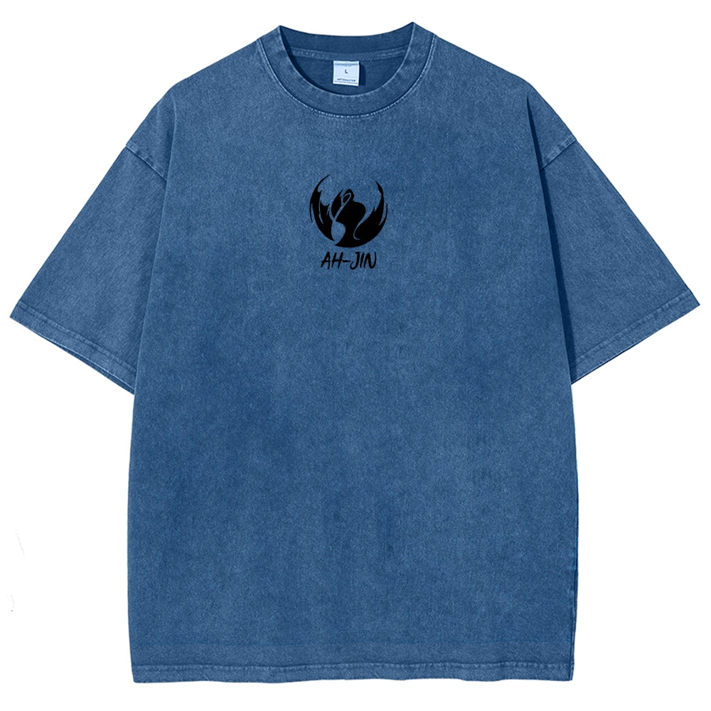 solo leveling Unisex Fit Washed T-Shirt 2502007458