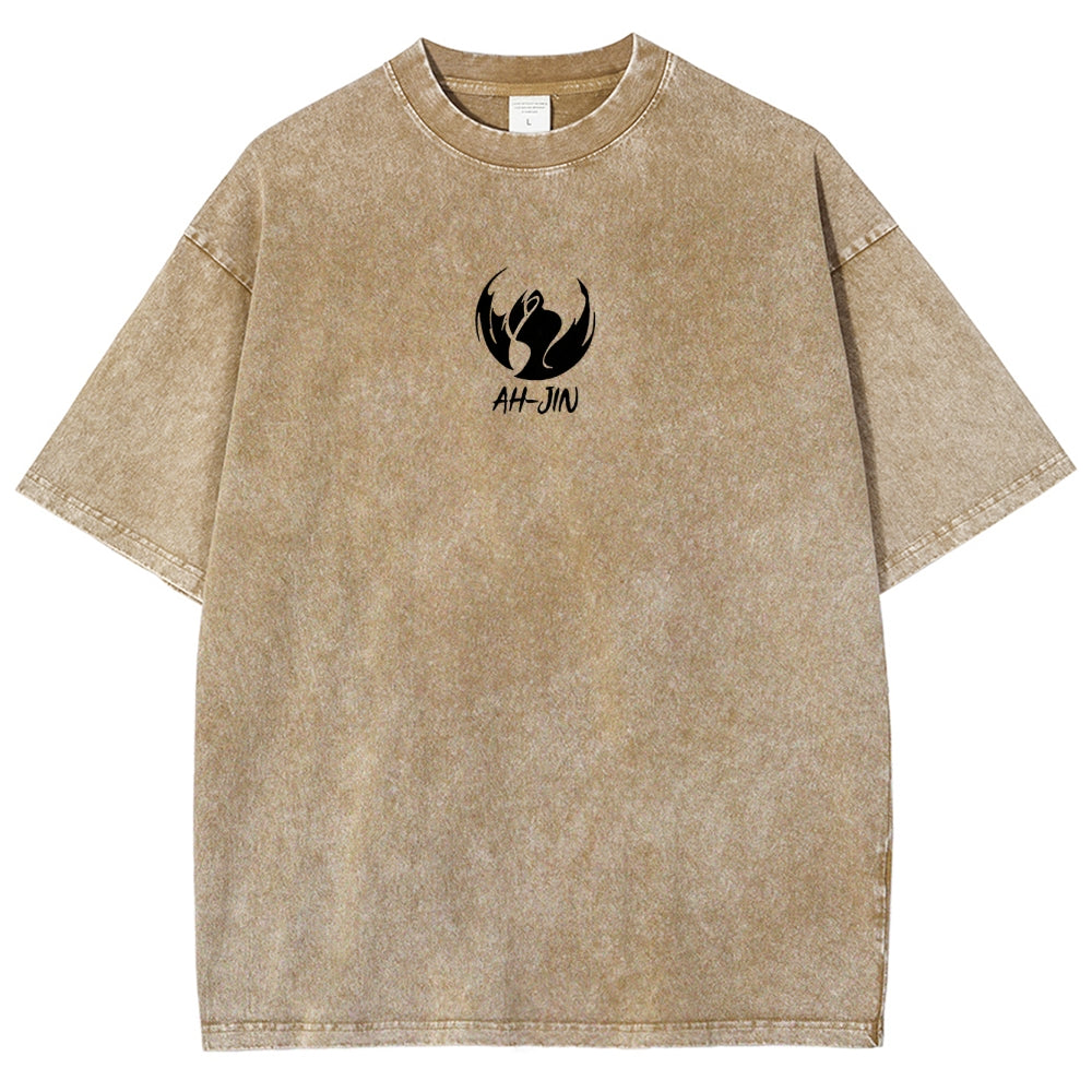 solo leveling Unisex Fit Washed T-Shirt 2502007458