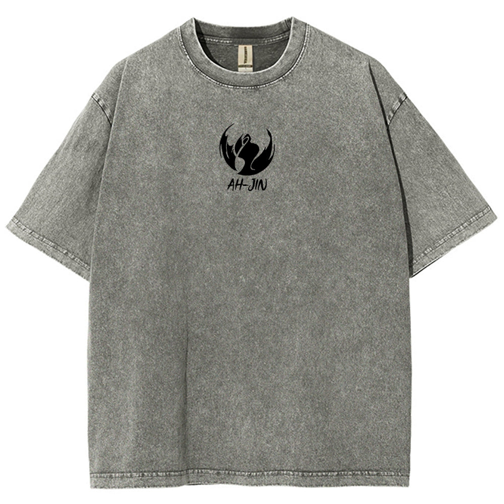 solo leveling Unisex Fit Washed T-Shirt 2502007458