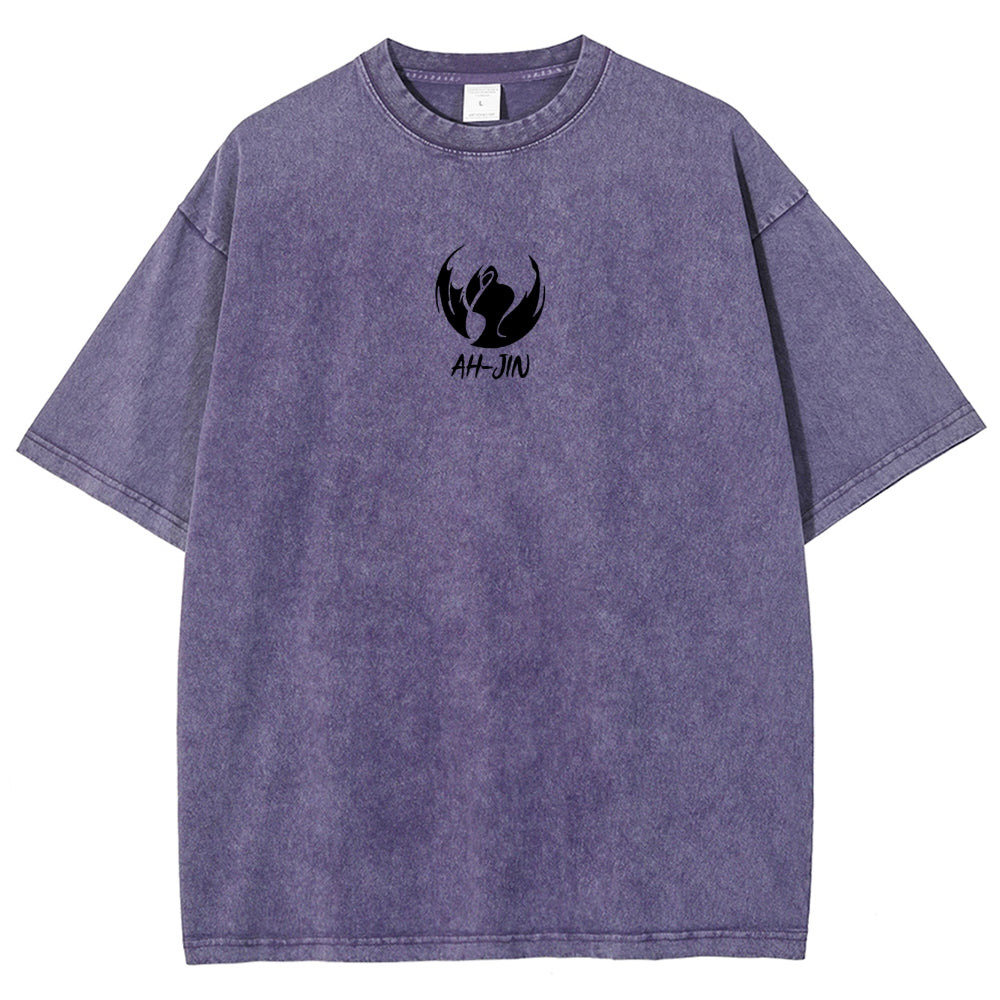 solo leveling Unisex Fit Washed T-Shirt 2502007458