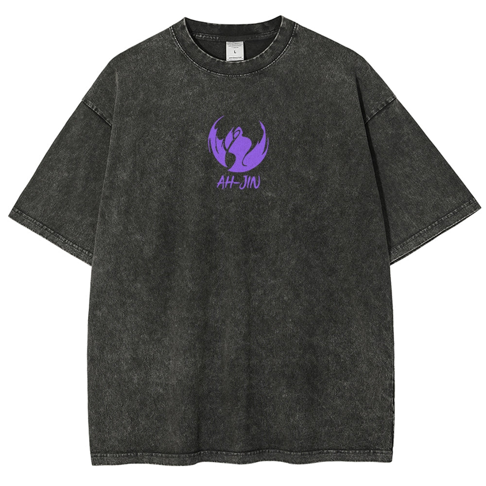 solo leveling Unisex Fit Washed T-Shirt 2502007467