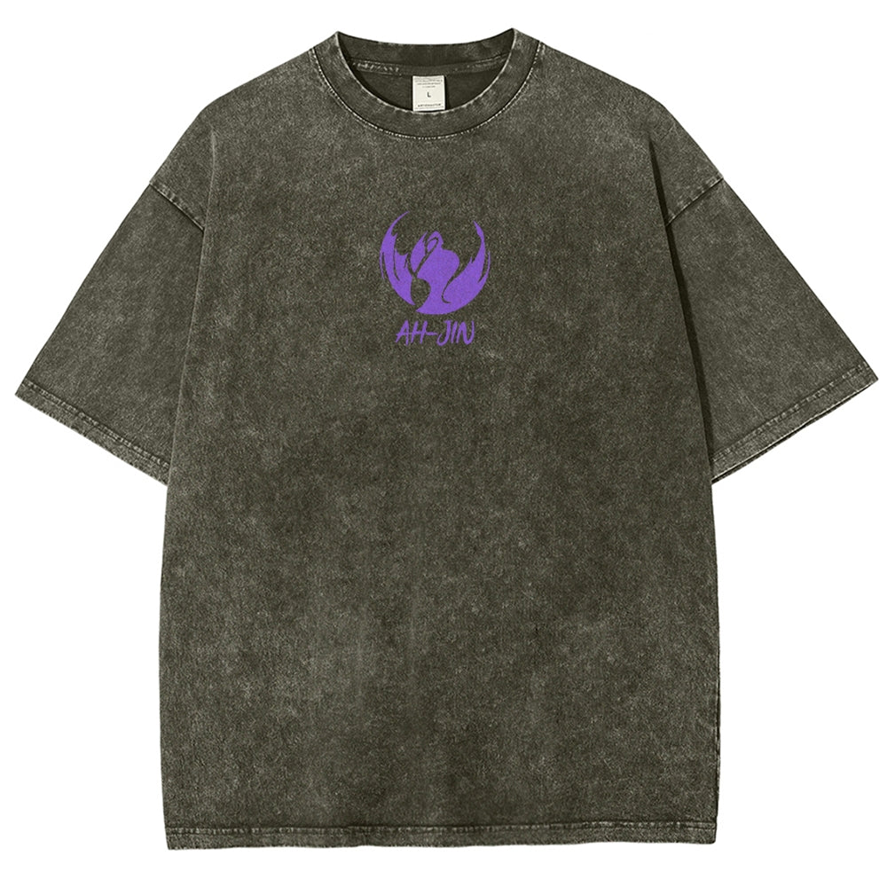 solo leveling Unisex Fit Washed T-Shirt 2502007467