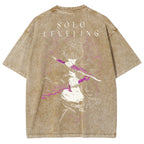 solo leveling Unisex Fit Washed T-Shirt 2502007475