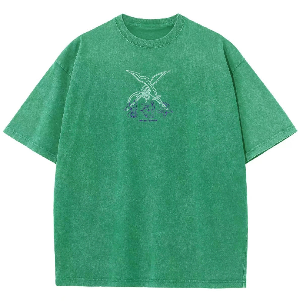 solo leveling Unisex Fit Washed T-Shirt 2502007475
