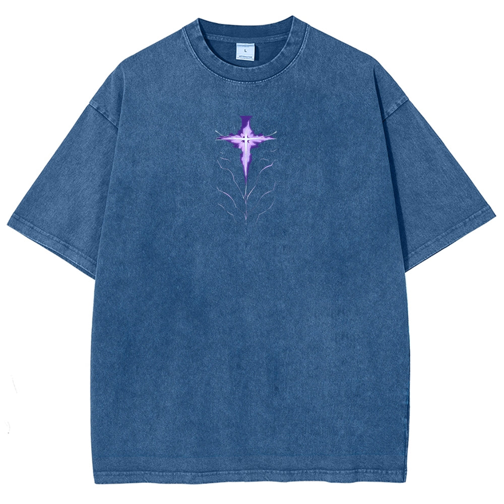 solo leveling Unisex Fit Washed T-Shirt 2502007484