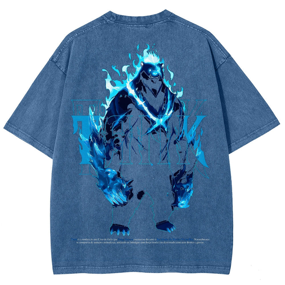 solo leveling Unisex Fit Washed T-Shirt 2502007514