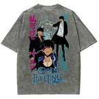 solo leveling Unisex Fit Washed T-Shirt 2502007534