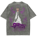 solo leveling Unisex Fit Washed T-Shirt 2502007599
