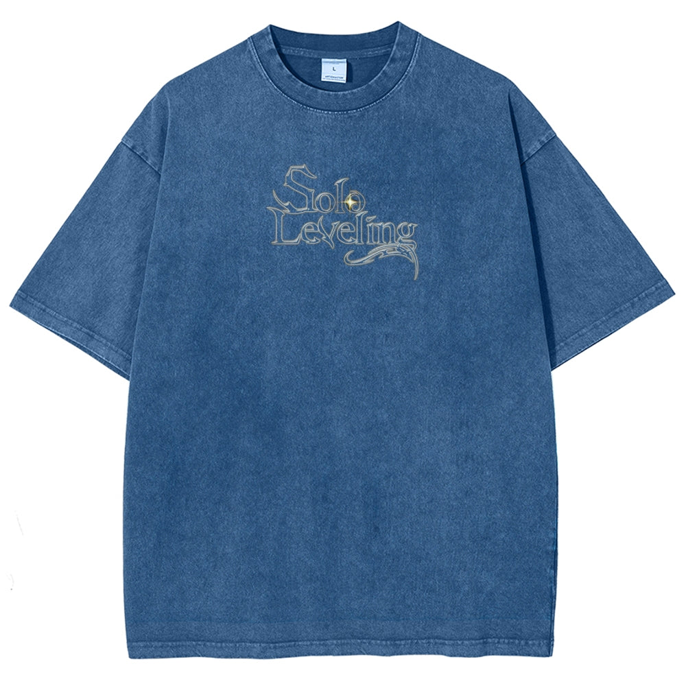 solo leveling Unisex Fit Washed T-Shirt 2502007607