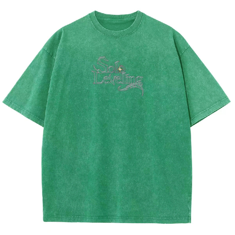 solo leveling Unisex Fit Washed T-Shirt 2502007607