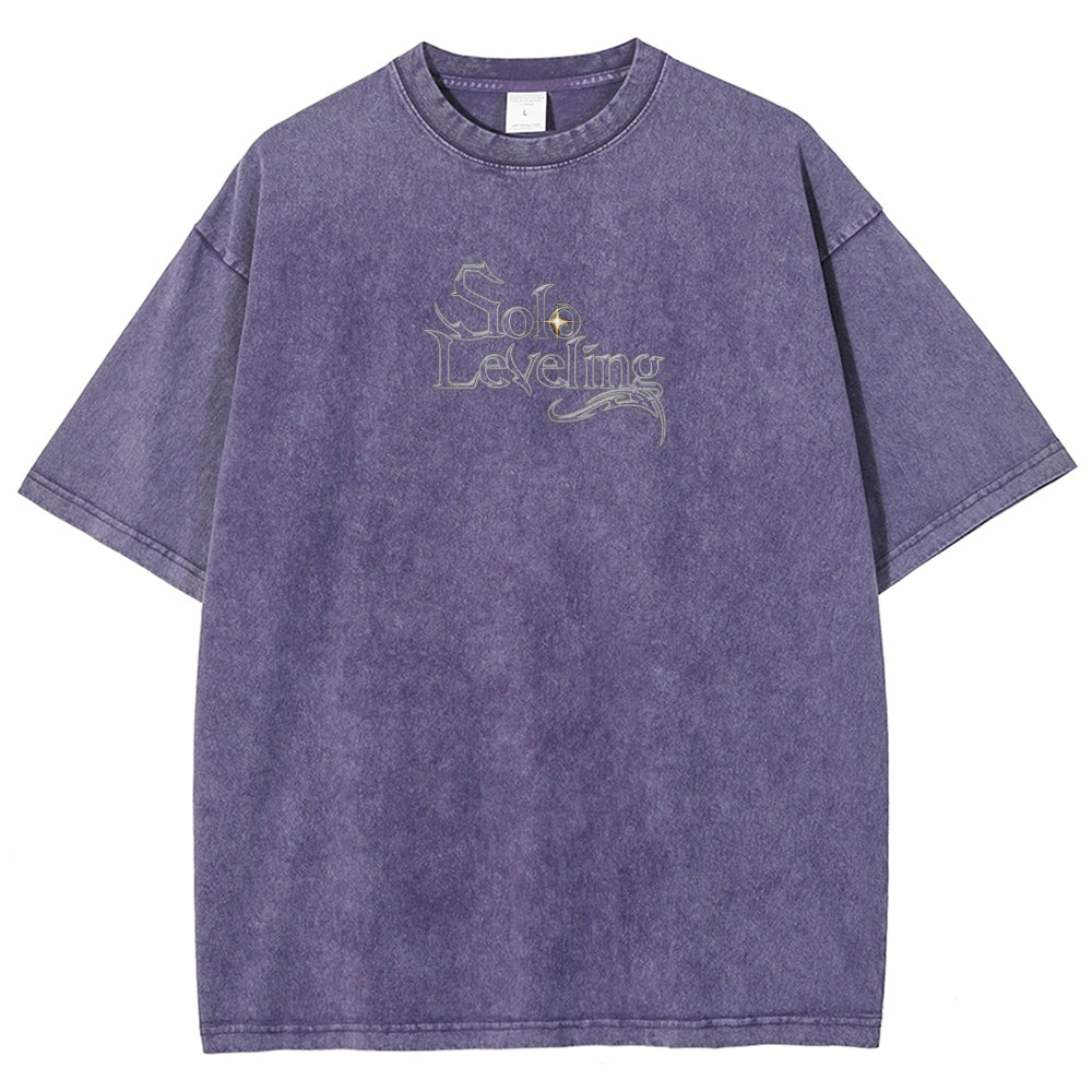 solo leveling Unisex Fit Washed T-Shirt 2502007607
