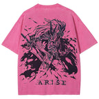 Solo Leveling Unisex Fit Washed T-Shirt 2503002292