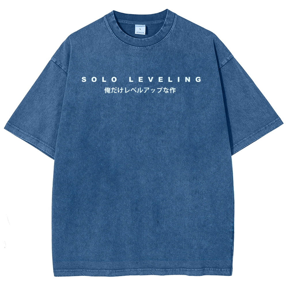 Solo-leveling Unisex Fit Washed T-Shirt 2503010752