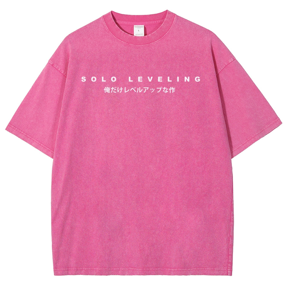 Solo-leveling Unisex Fit Washed T-Shirt 2503010752