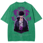 Solo-Leveling Unisex Fit Washed T-Shirt 2503012789