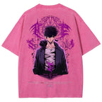 Solo-Leveling Unisex Fit Washed T-Shirt 2503012789