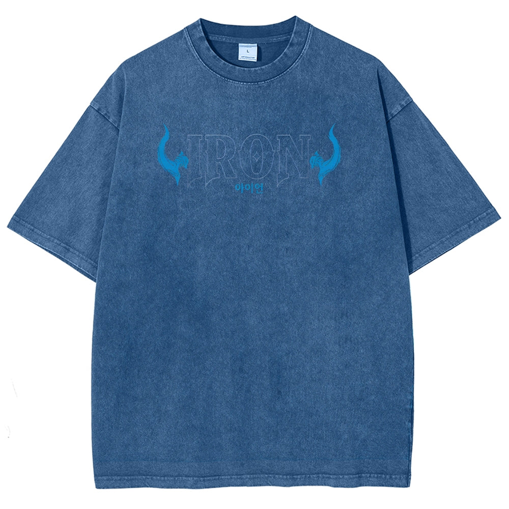 Solo-Leveling Unisex Fit Washed T-Shirt 2503012793