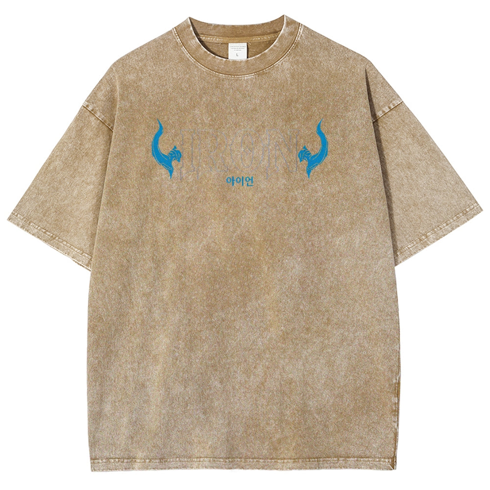Solo-Leveling Unisex Fit Washed T-Shirt 2503012793