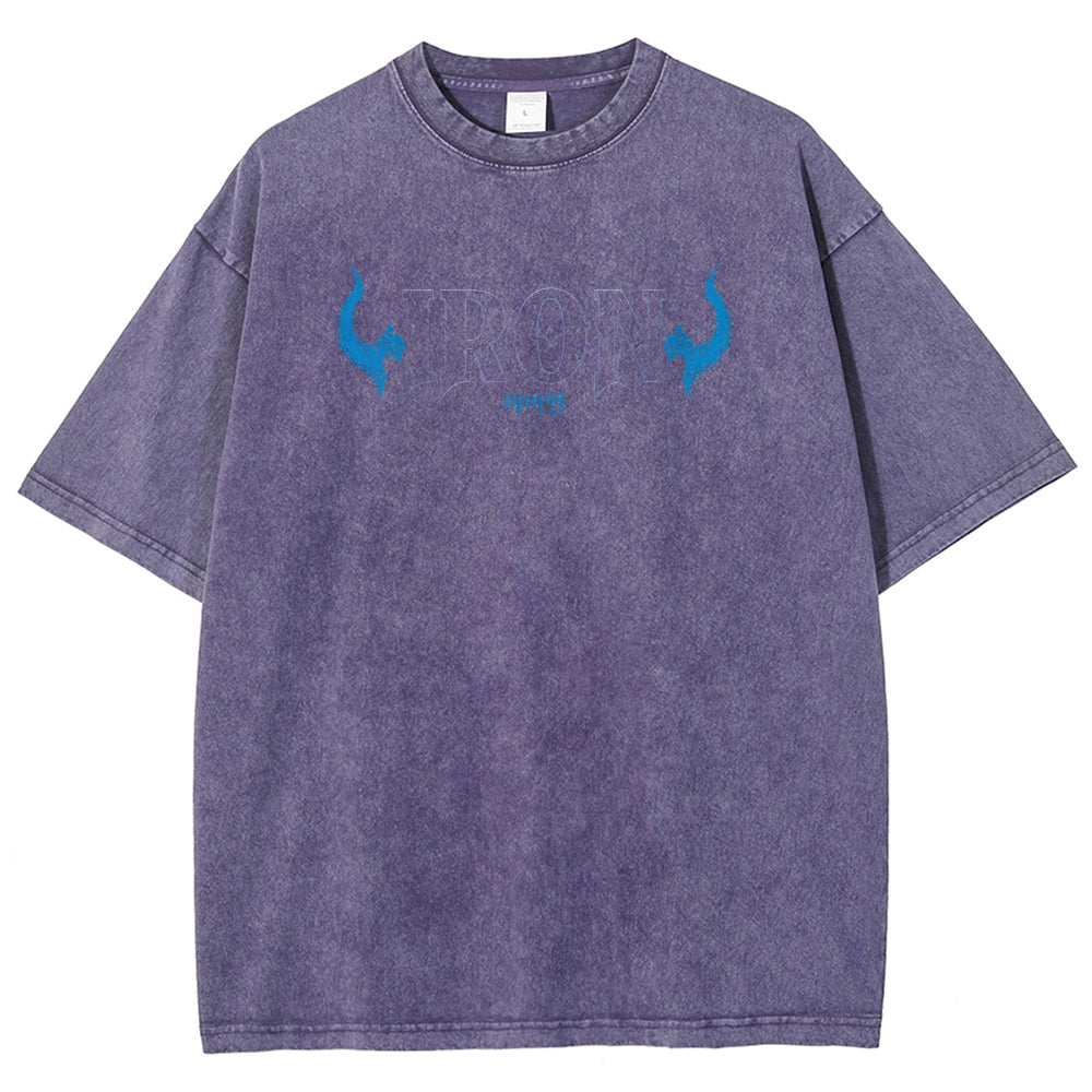 Solo-Leveling Unisex Fit Washed T-Shirt 2503012793