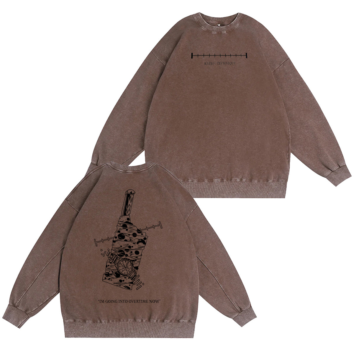 IM GOING INTO OVERTIME NOW-funny Vintage washed T-shirt/Crewneck/Hoodie