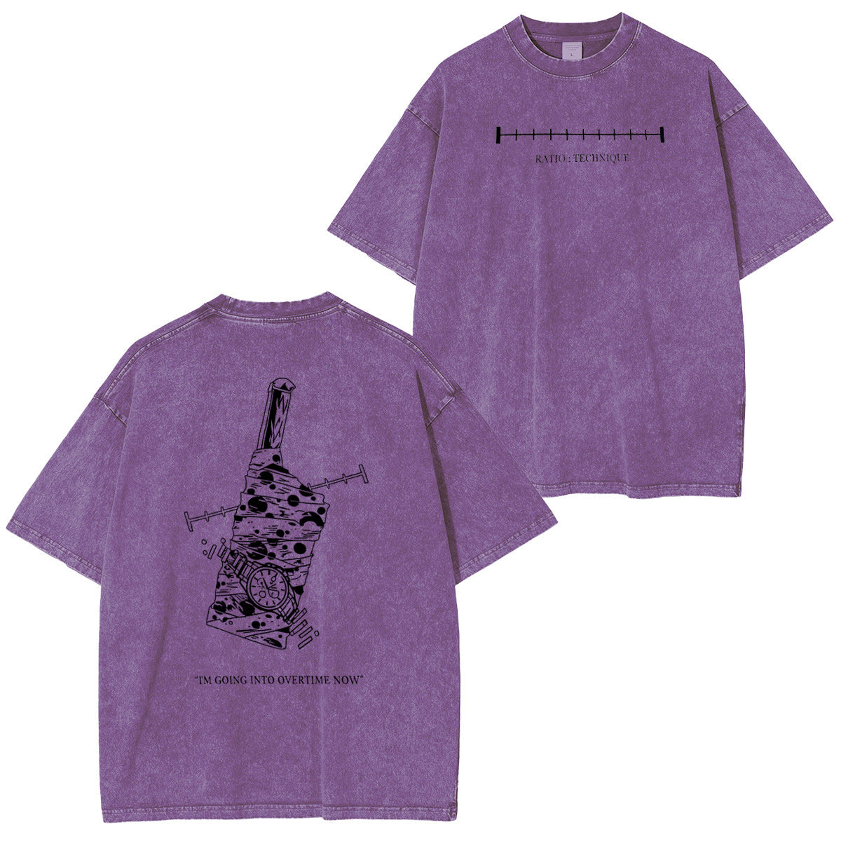 IM GOING INTO OVERTIME NOW-funny Vintage washed T-shirt/Crewneck/Hoodie