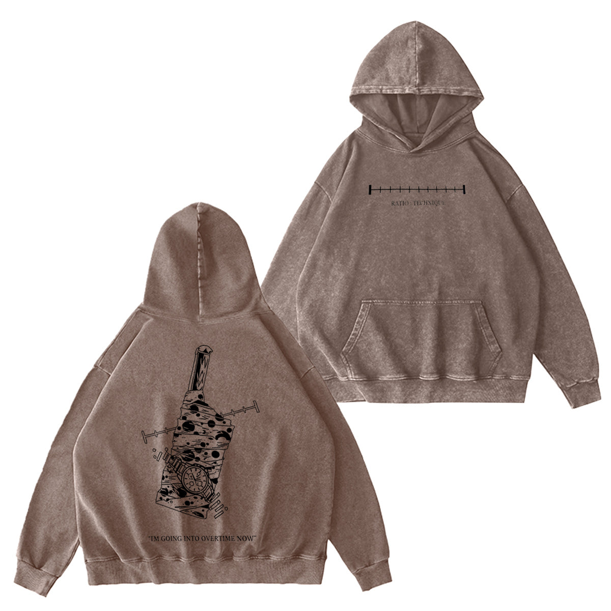 IM GOING INTO OVERTIME NOW-funny Vintage washed T-shirt/Crewneck/Hoodie