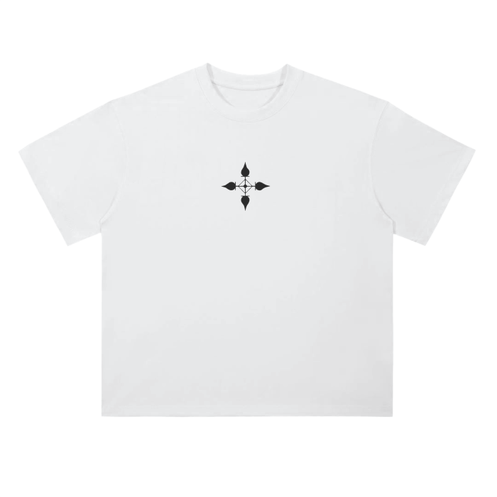 Dark Charisma Fish Streetwear Shirt White Heavy Weight