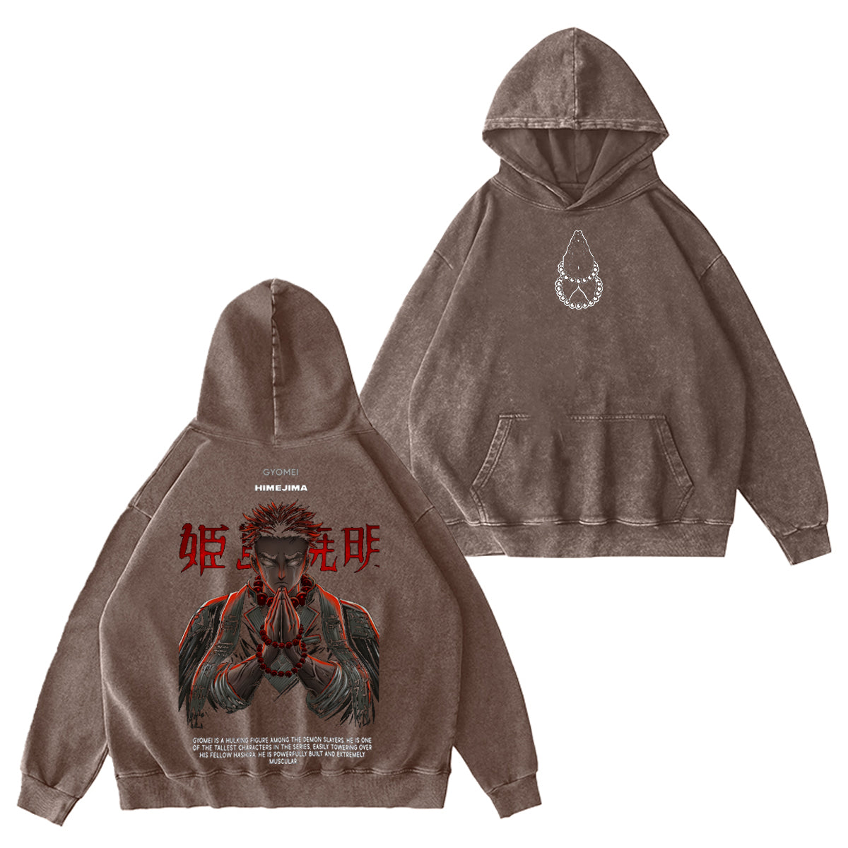 Demon Slayer Vintage Washed T-shirt/Crewneck/Hoodie