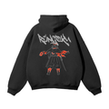 Flame Hashira Graffiti Streetwear Hoodie Black
