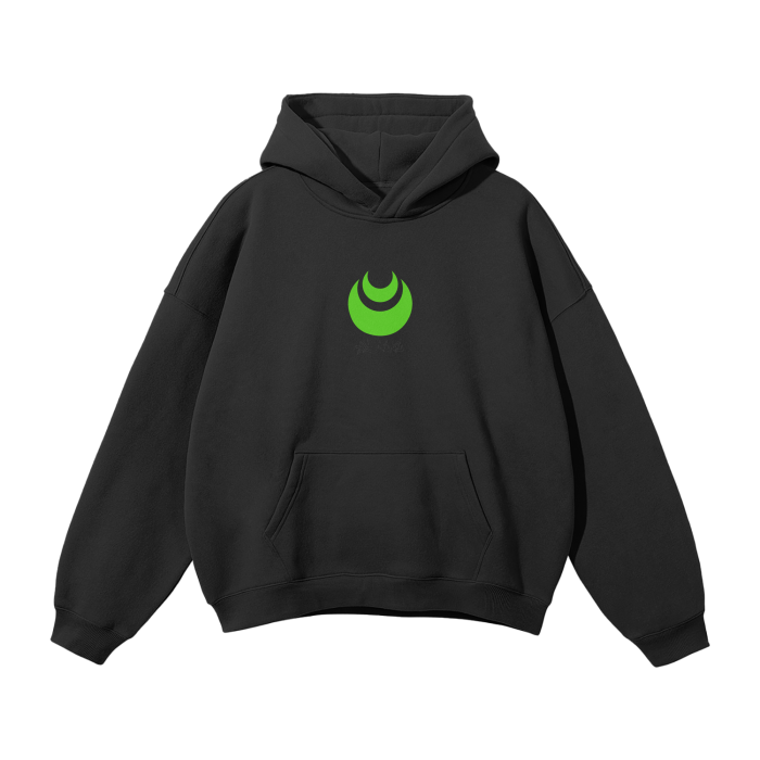 Poisoned Bloom Streetwear Hoodie Black