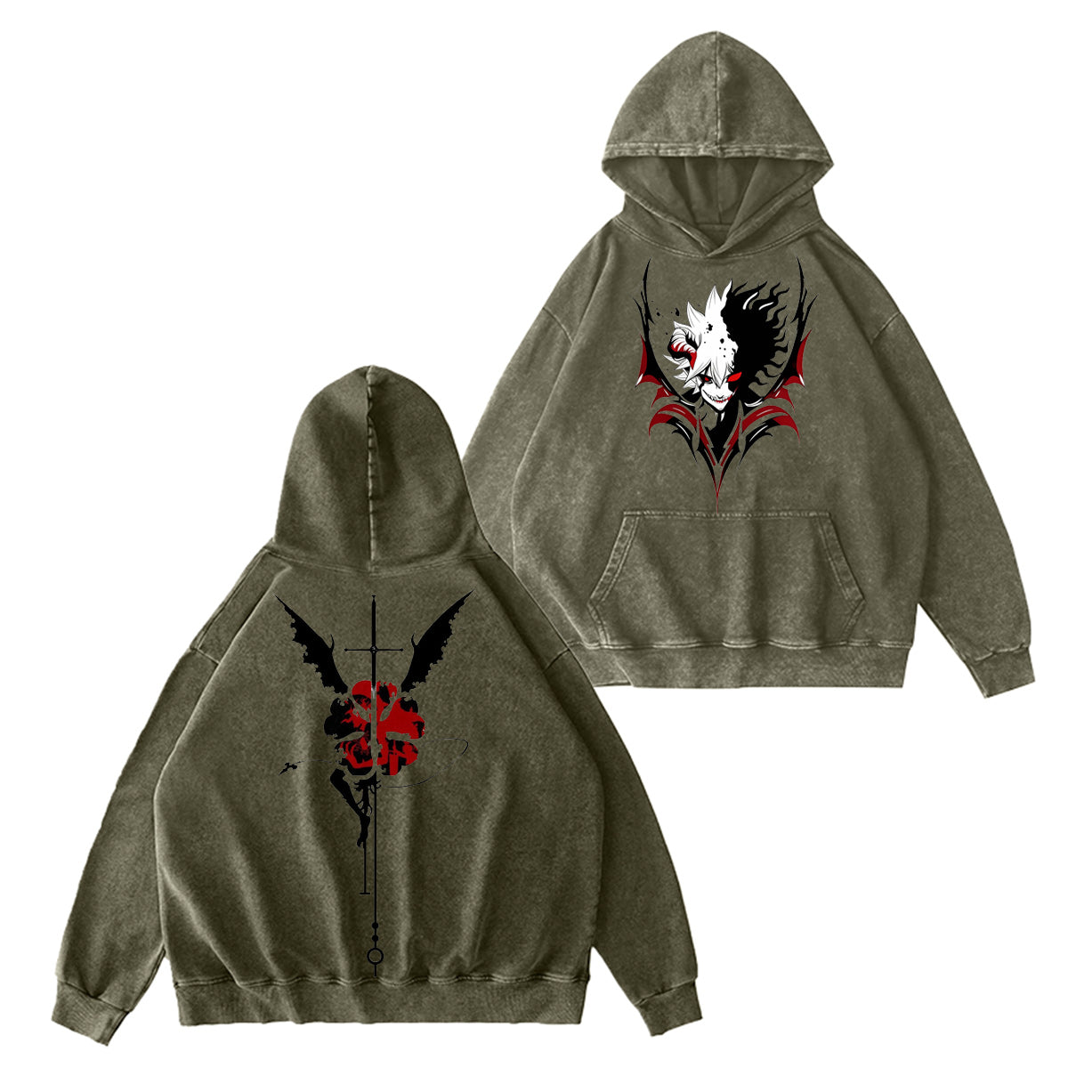 Black Clover Vintage washed T-shirt/Crewneck/Hoodie