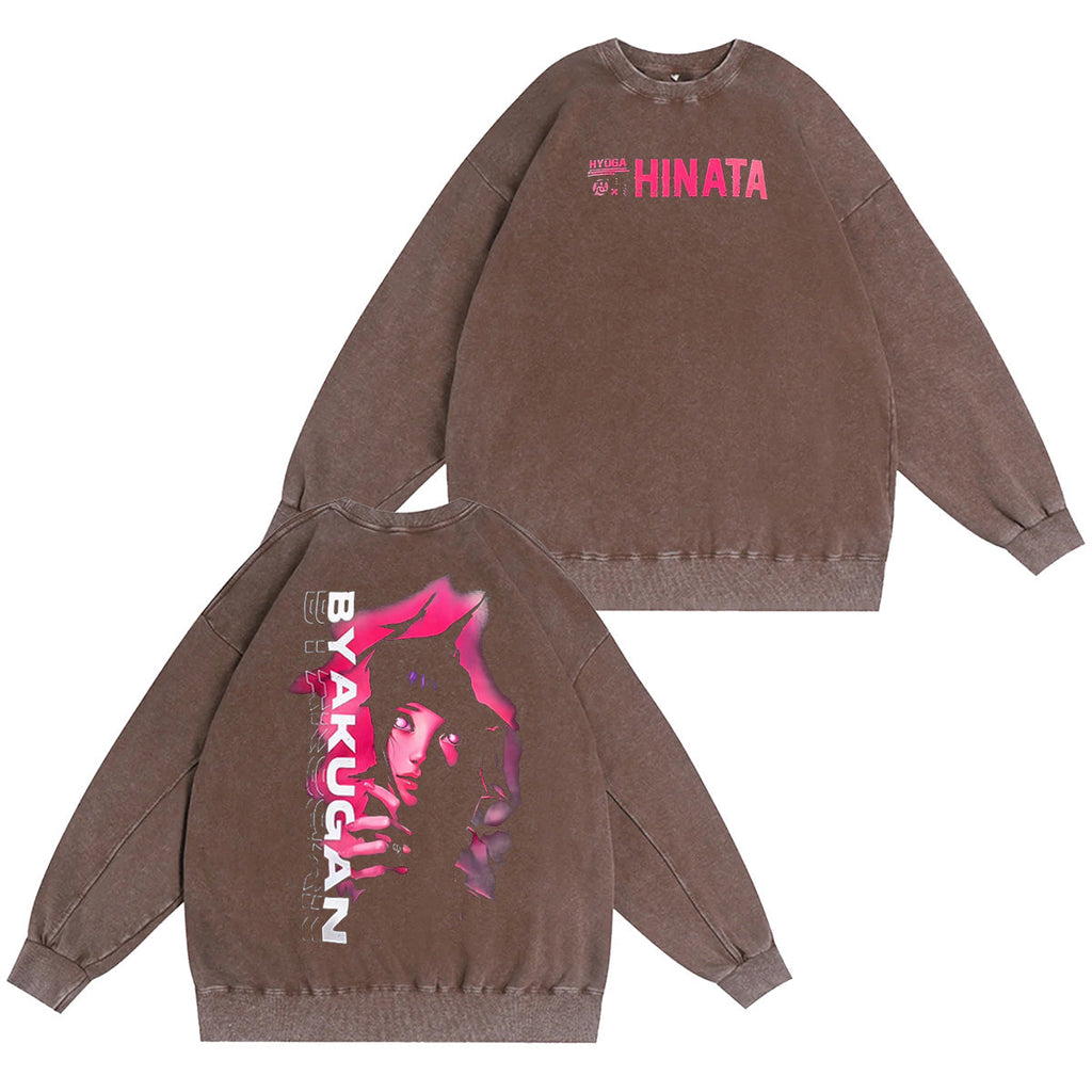 Hinata Hyuga Naruto Washed T-shirt/Crewneck/Hoodie