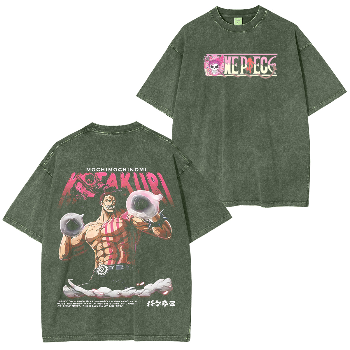 One Piece Anime Washed T-shirt/Crewneck/Hoodie