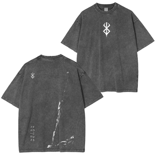 Berserk Anime Washed T-shirt