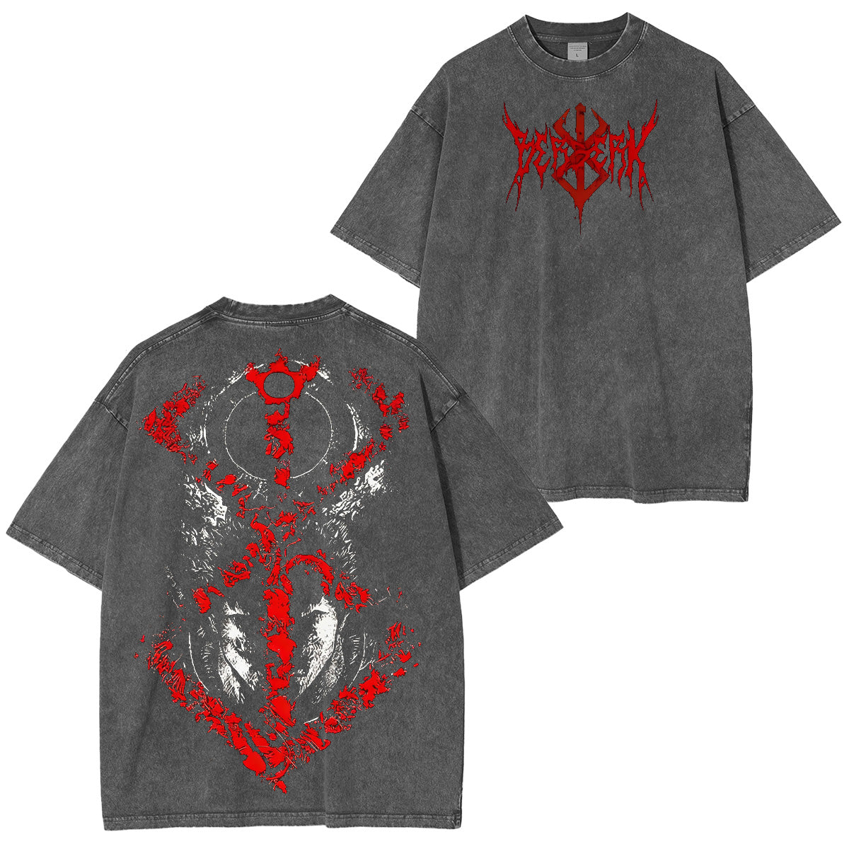 Guts Berserk Washed T-shirt/Crewneck/Hoodie