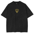 Black Clover Anime Double Printed Vintage Washed Tee