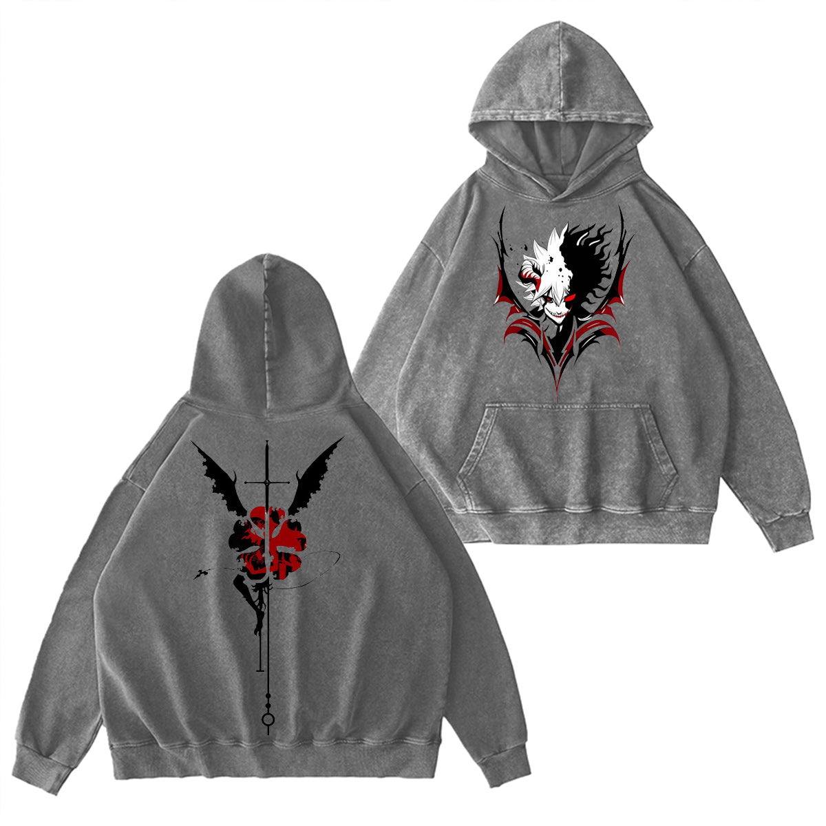 Black Clover Vintage washed T-shirt/Crewneck/Hoodie
