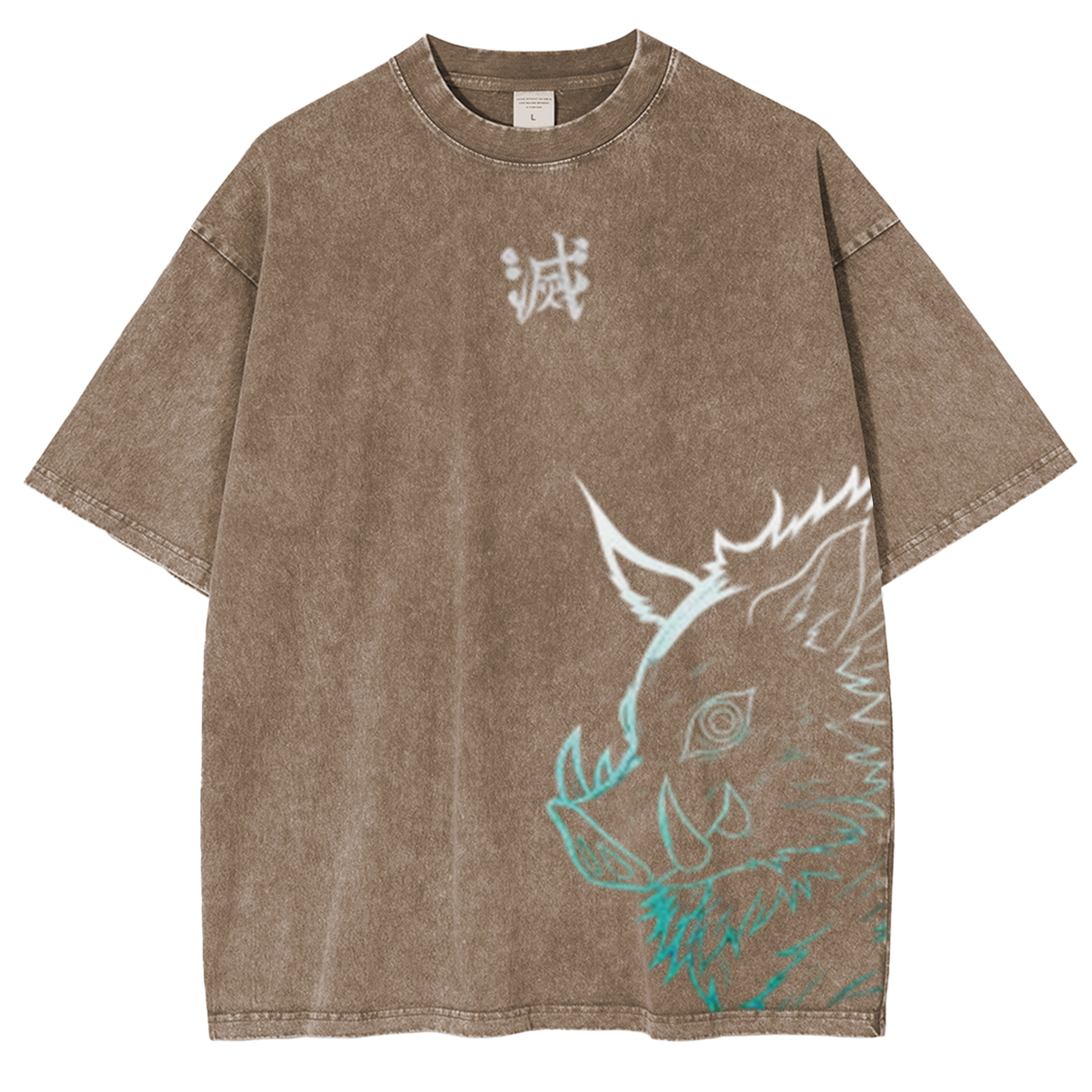 Demon Slayer Anime Unisex Washed T-Shirt