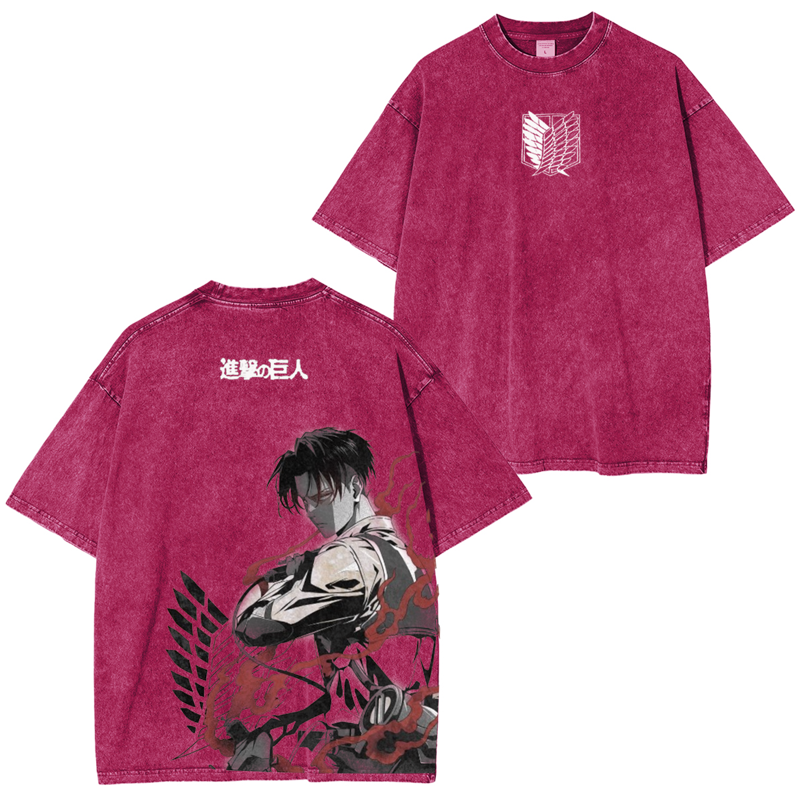 Levi Ackerman Vintage Washed Unisex T-Shirt