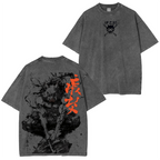 Hashibira Inosuke Demon Slayer Anime Unisex Washed T-Shirt