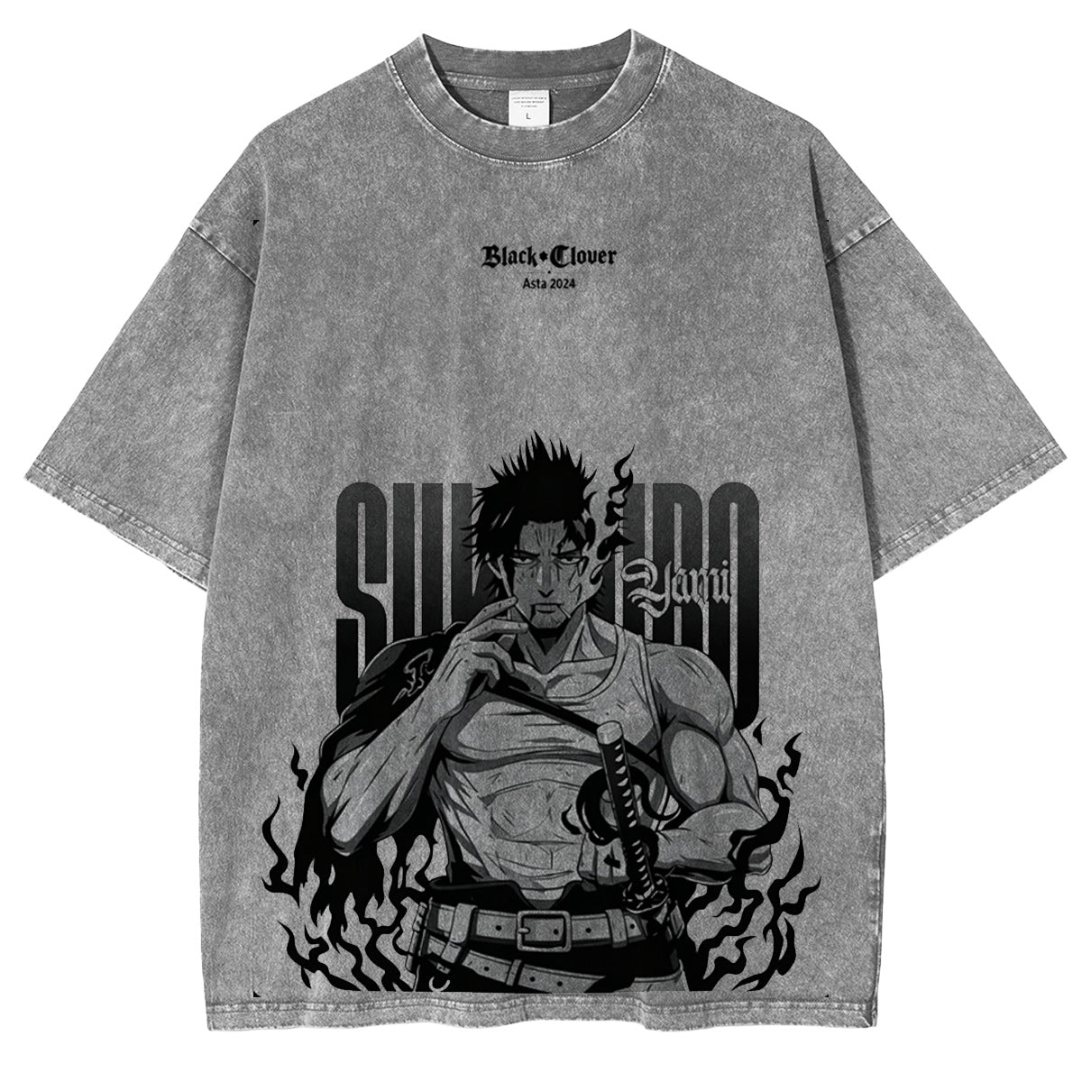 Black Clover Vintage washed T-shirt/Crewneck/Hoodie