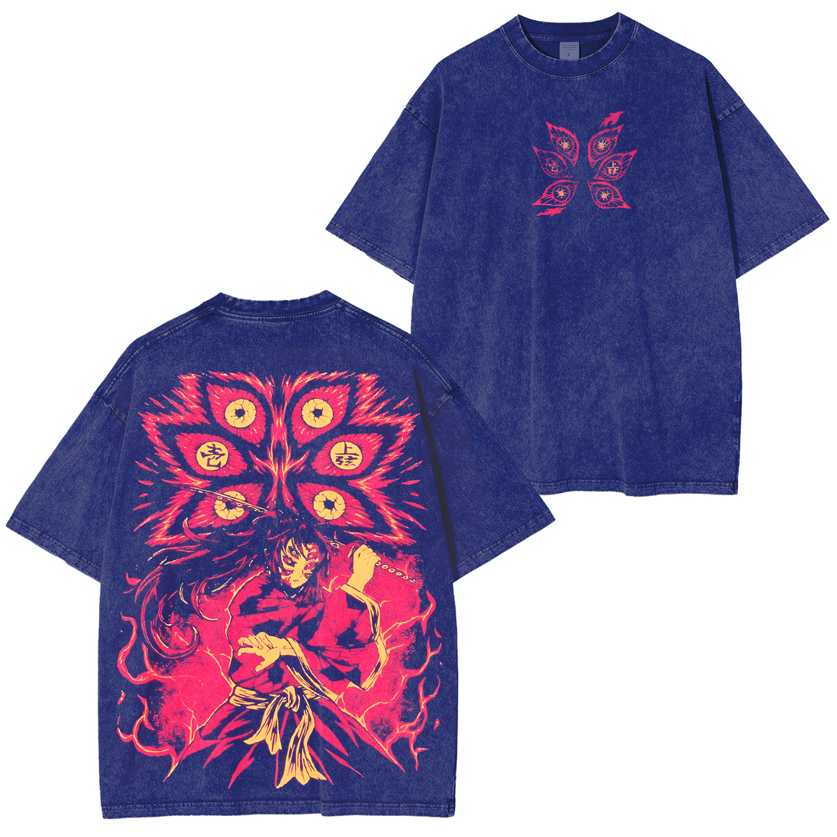 Demon Slayer Vento Vintage Oversized T-Shirt