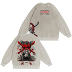 Akagami no Shanks - Kaos Anime Manga One Piece Vintage washed T-shirt/Crewneck/Hoodie