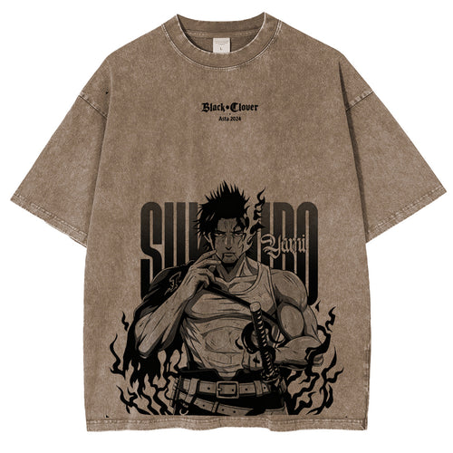 Black Clover Vintage washed T-shirt/Crewneck/Hoodie