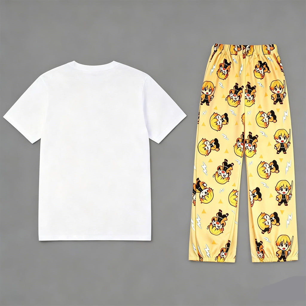 Demon Slayer: Zenitsu Agatsuma Pajamas Set