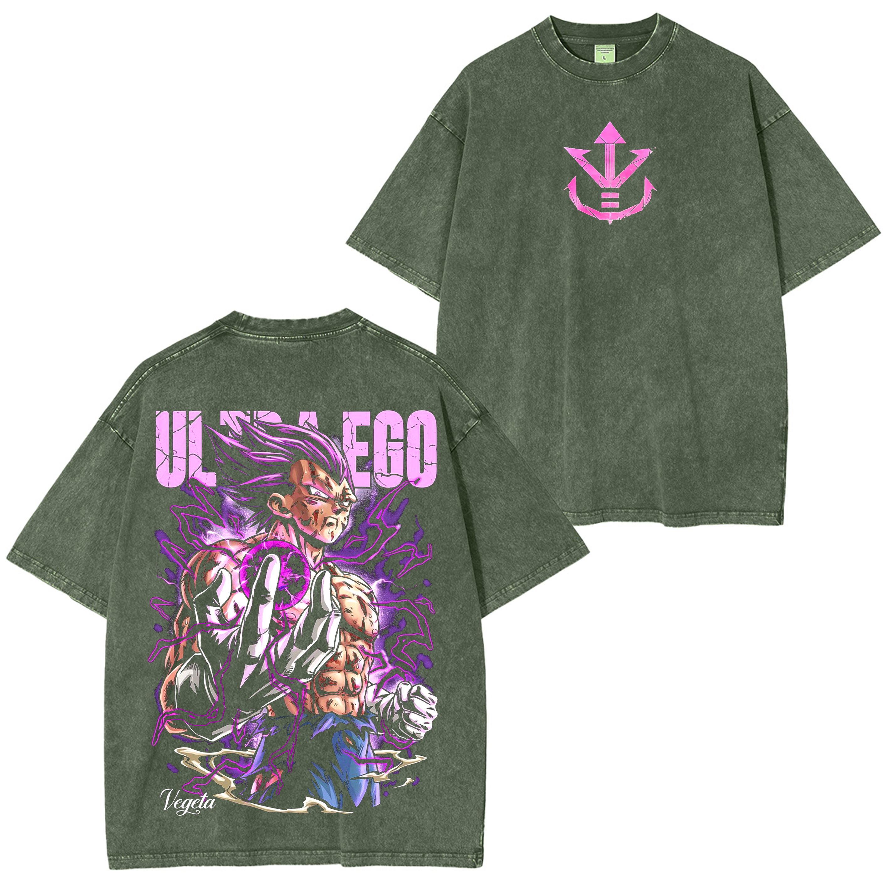 Vegeta,Dragon Ball Anime Washed T-shirt/Crewneck/Hoodie
