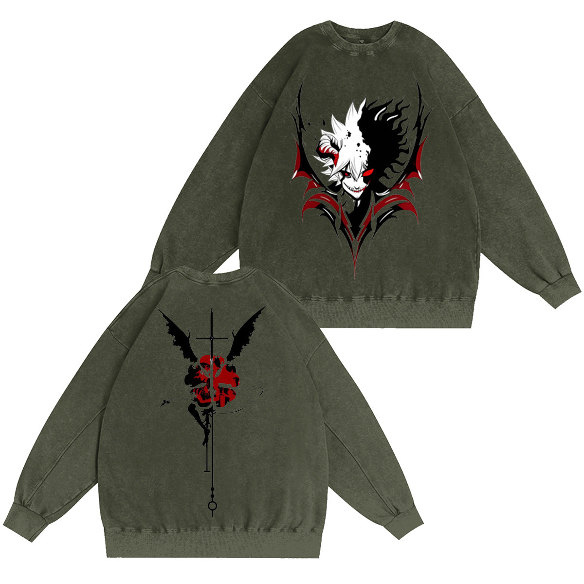 Black Clover Vintage washed T-shirt/Crewneck/Hoodie